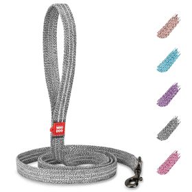 Recycled Cotton Dog Leash 1in x 6 Ft Eco Friendly Collar for Small Medium & Large Dogs Reflective Dog Leash Strong Leashes for Large Breed Dogs P