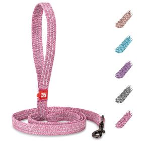 Recycled Cotton Dog Leash 6 Ft Eco Friendly Collar for Small Medium Large Dogs Reflective Dog Leash Strong Leashes