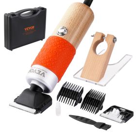VEVOR Carpet Trimmer with Shearing Guide, 200W Electric Speed Adjustable Rug Carver, Tufting Shears with 2 Blades